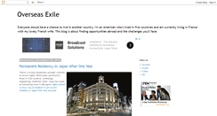 Desktop Screenshot of overseas-exile.com